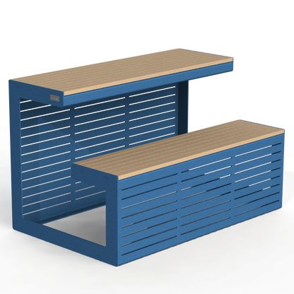 EMT2A - Station De Travail Double Aluminium