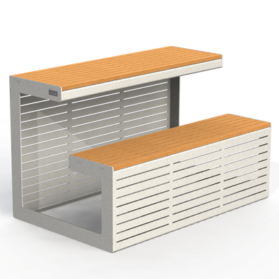 EMT2B - Station de travail double bois