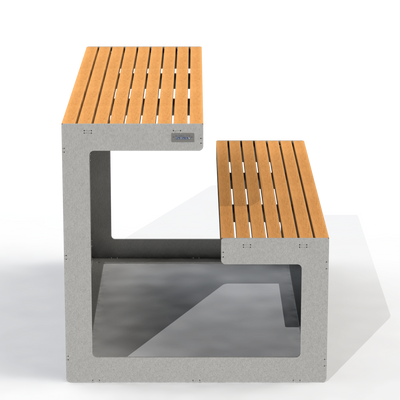 EMT2B - Station de travail double bois
