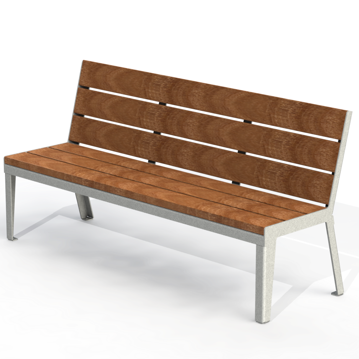 HZB3P - Banc 72" Sans Appui Bras Plastique Recyclé