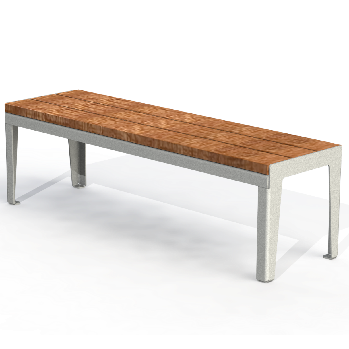 HZB8P - Banc 60" Sans Dossier Plastique Recyclé