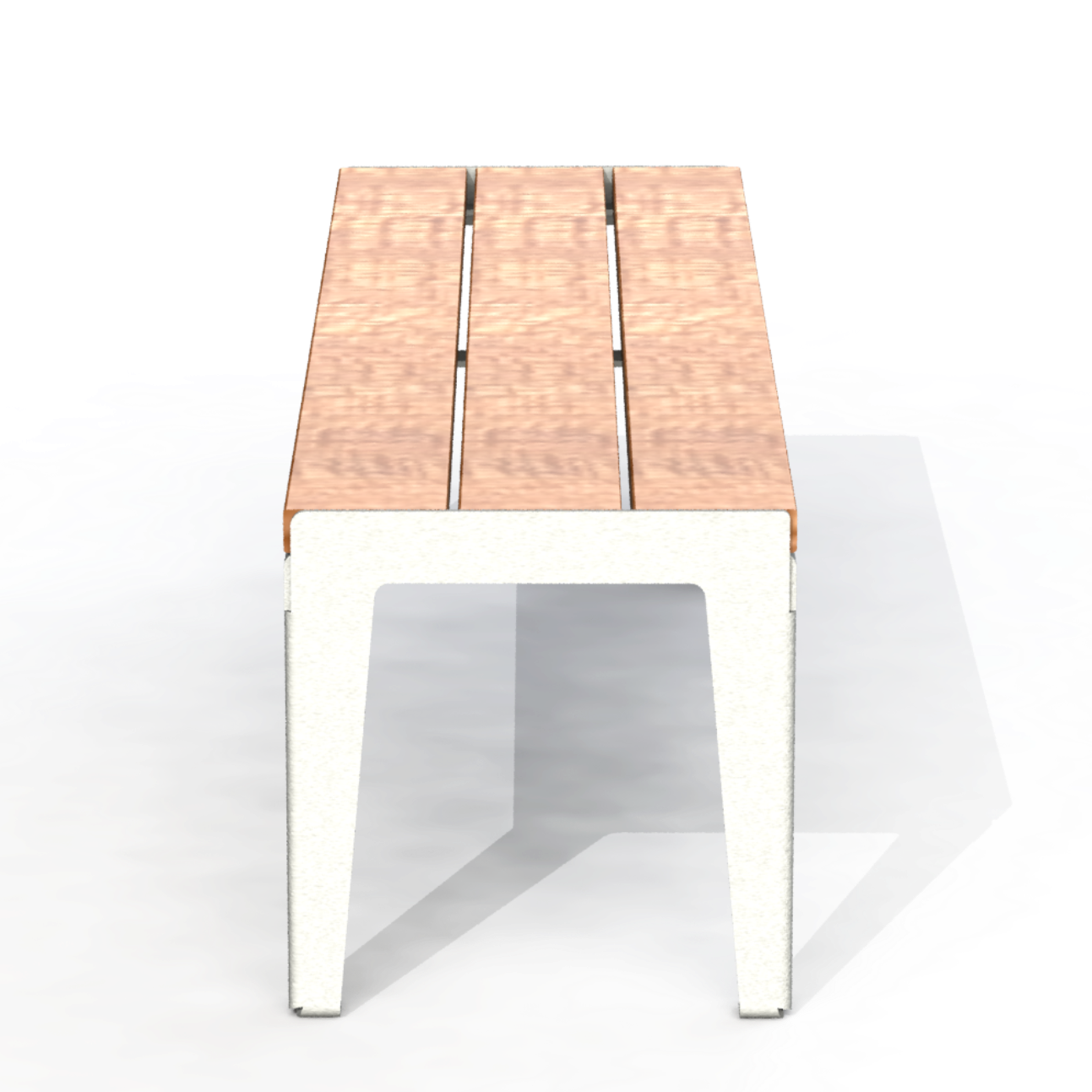 HZB8P - Banc 60" Sans Dossier Plastique Recyclé