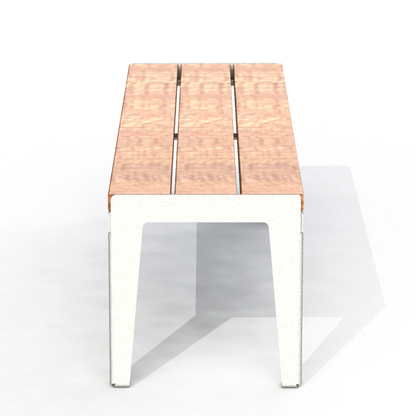 HZB8P - Banc 60" Sans Dossier Plastique Recyclé