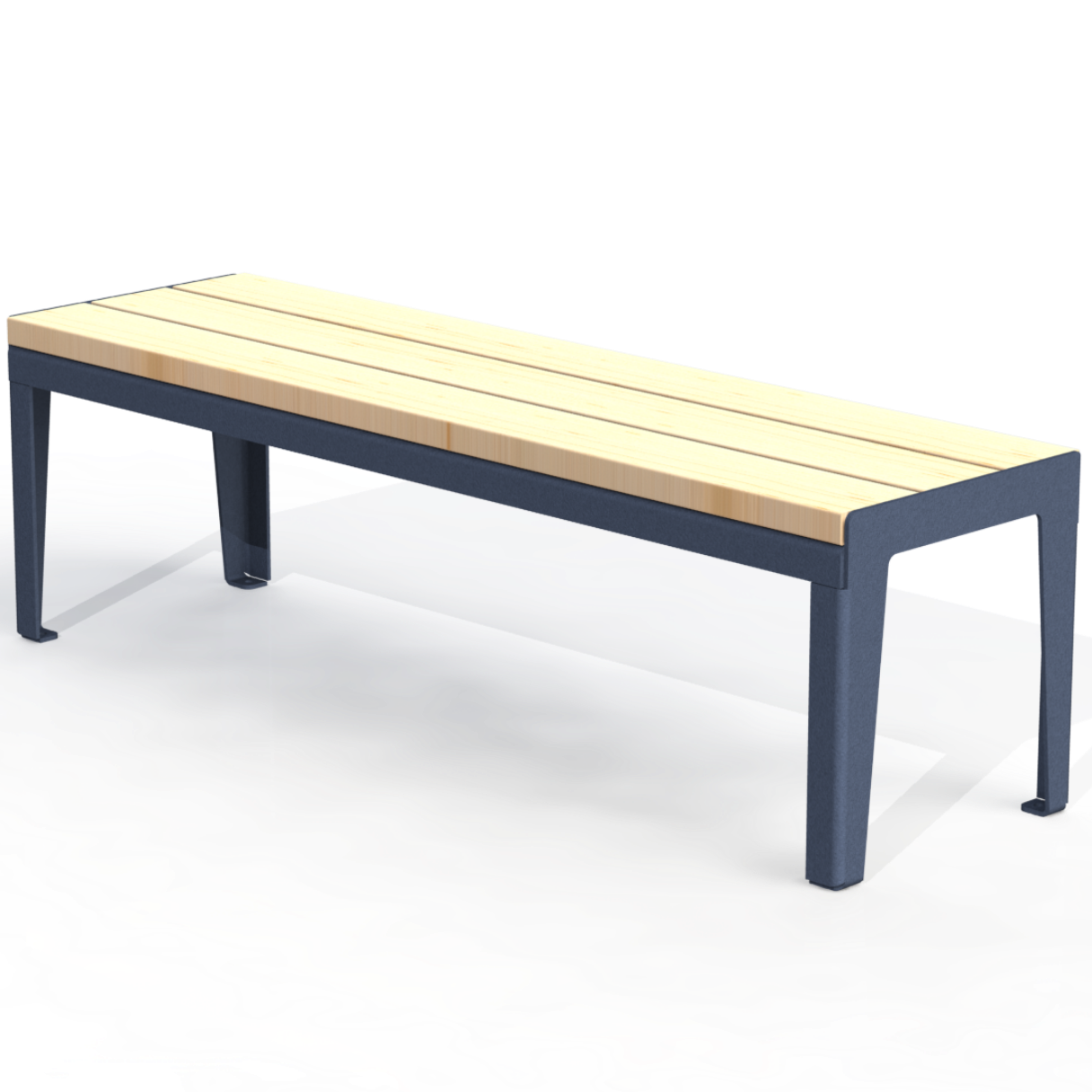 HZB8B - Banc 60" sans dossier bois