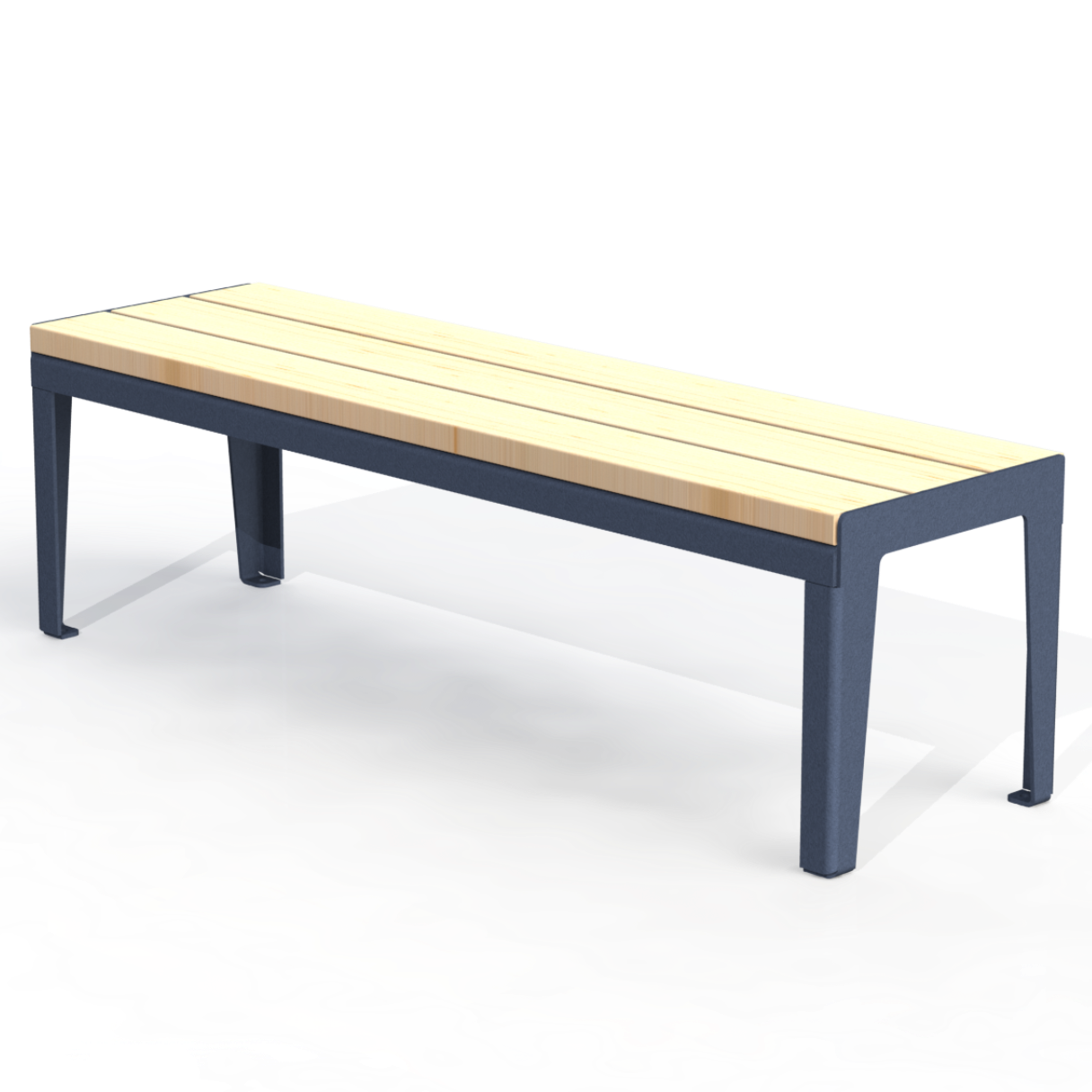 HZB8B - Banc 60" Sans Dossier Bois