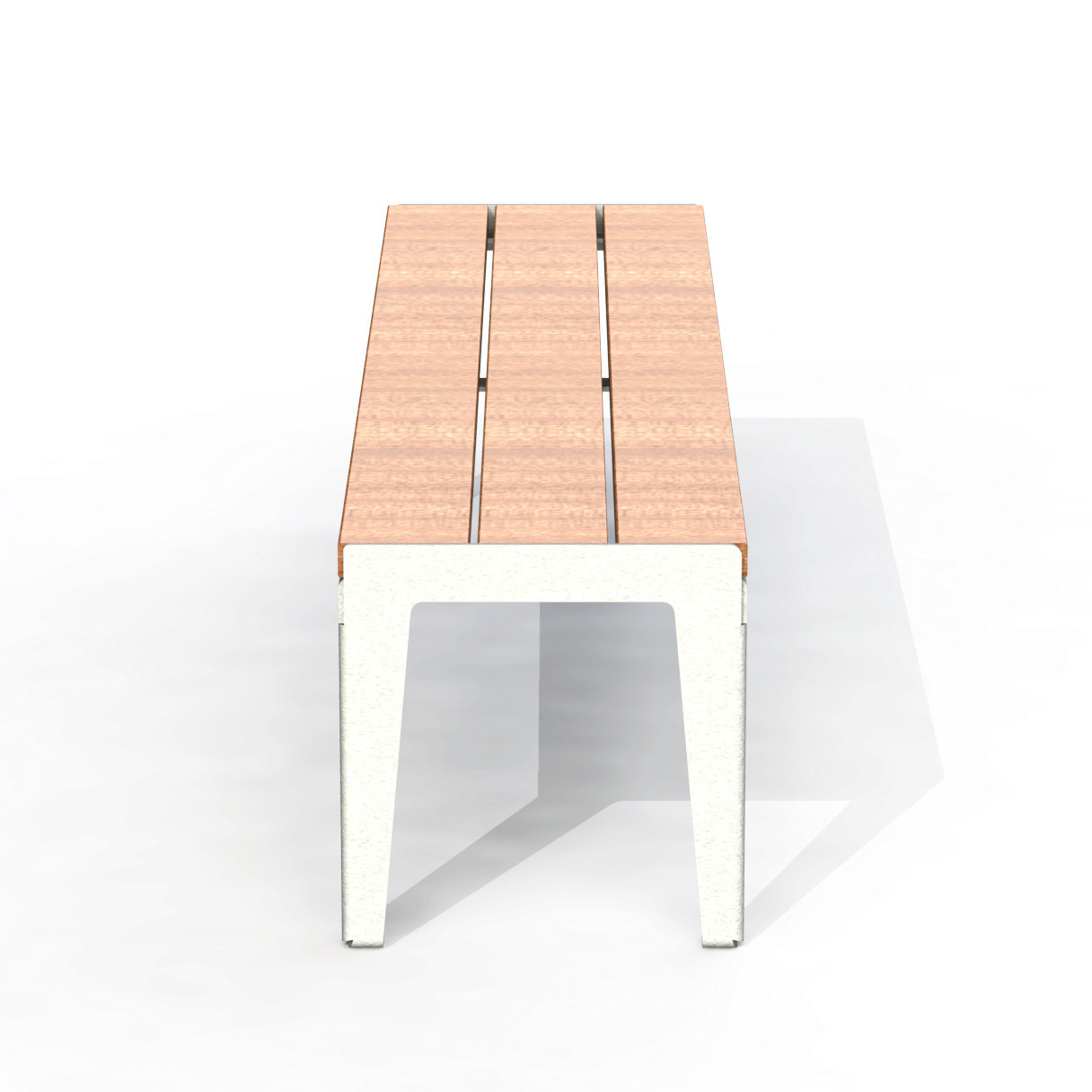 HZB9P - Banc 72" Sans Dossier Plastique Recyclé