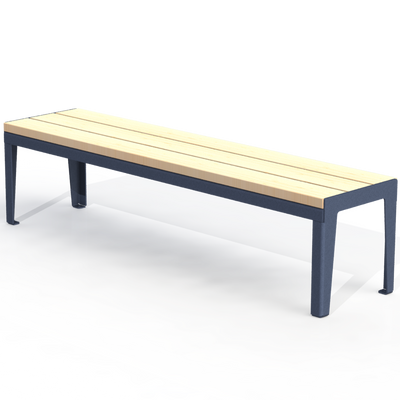 HZB9B - Banc 72" sans dossier bois