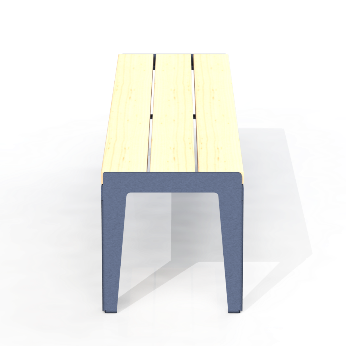 HZB9B - Banc 72" Sans Dossier Bois