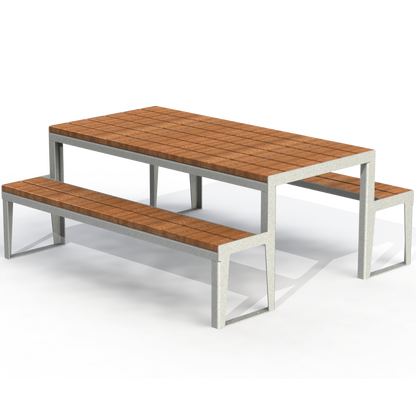 HZT2P - Table de Pique-Nique 72" Plastique Recyclé