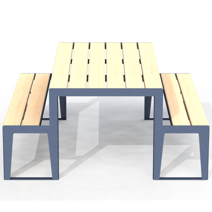 HZT2B - Table de Pique-Nique 72" Bois