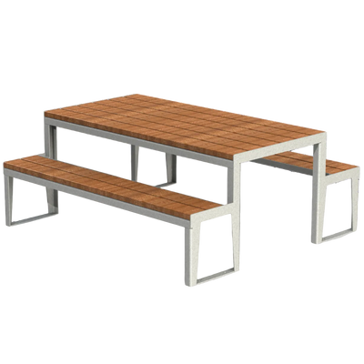 HZT2P - Table de pique-nique 72" plastique recyclé