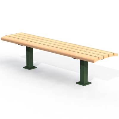 MTB2B - Banc ergonomique sans dossier bois