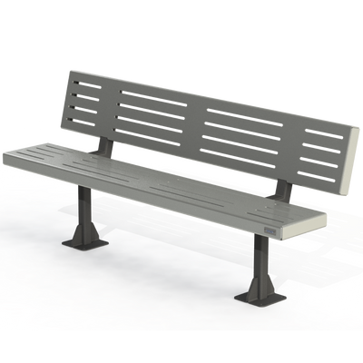 PCB1A - Banc classique 72" 100% aluminium