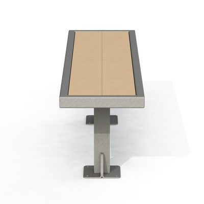PCB4B - Banc 60" sans dossier bois