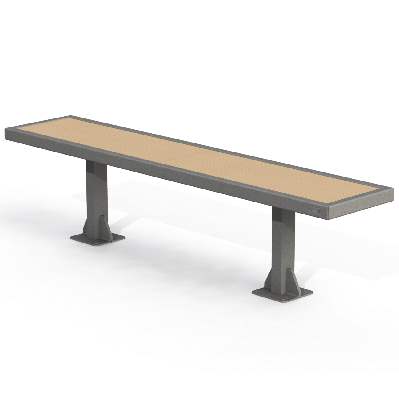 PCB5B - Banc 72" Sans Dossier Bois