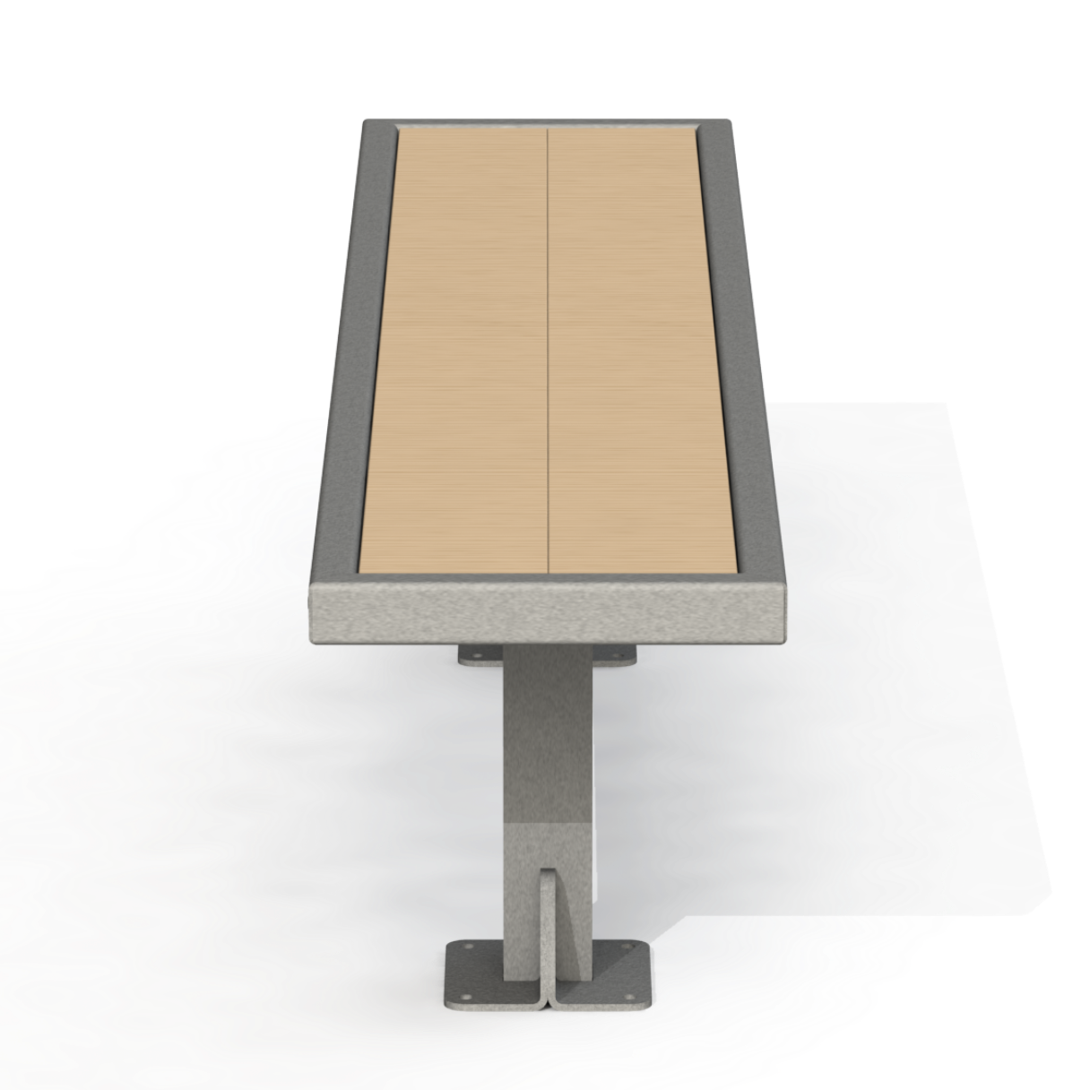 PCB5B - Banc 72" Sans Dossier Bois