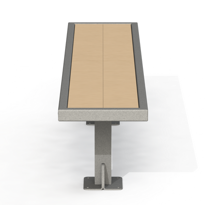 PCB5B - Banc 72" Sans Dossier Bois