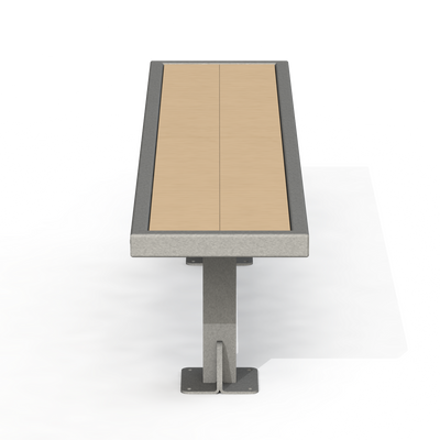 PCB5B - Banc 72" sans dossier bois