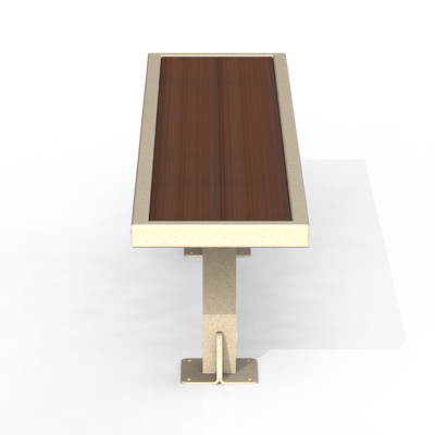 PCB5P - Banc 72" sans dossier plastique recyclé