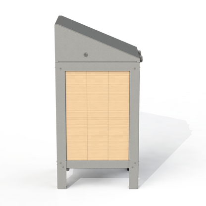 PCI2B - Corbeille Simple 3 Option Bois