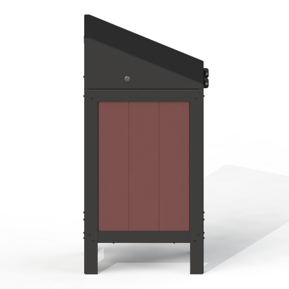 PCI2A - Corbeille Simple 3 Option Aluminium