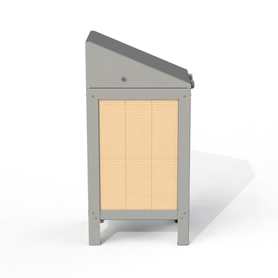 PCI2B - Corbeille simple 3 option bois