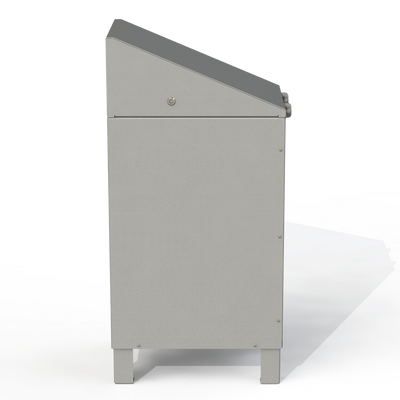 PCI5 - Corbeille simple 3 option 100% aluminium