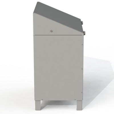 PCI6 - Corbeille 2 compartiment 100% aluminium