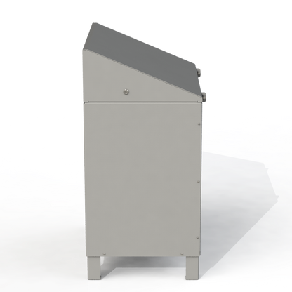 PCI6 - Corbeille 2 Compartiment 100% Aluminium