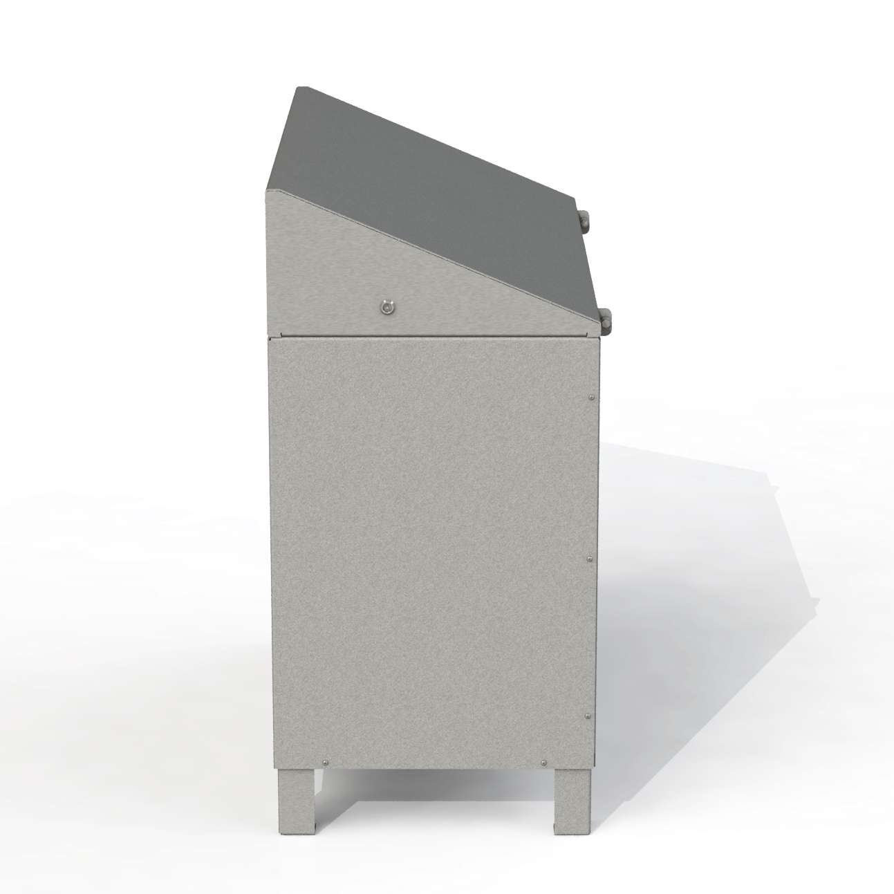 PCI7 - Corbeille 3 Compartiment 100% Aluminium