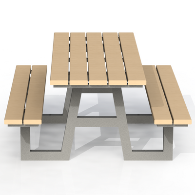 PCT1B - Table pique-nique 72" bois