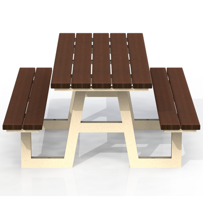 PCT1P - Table Pique-Nique 72" Plastique Recyclé