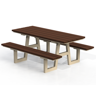 PCT1P - Table pique-nique 72" plastique recyclé