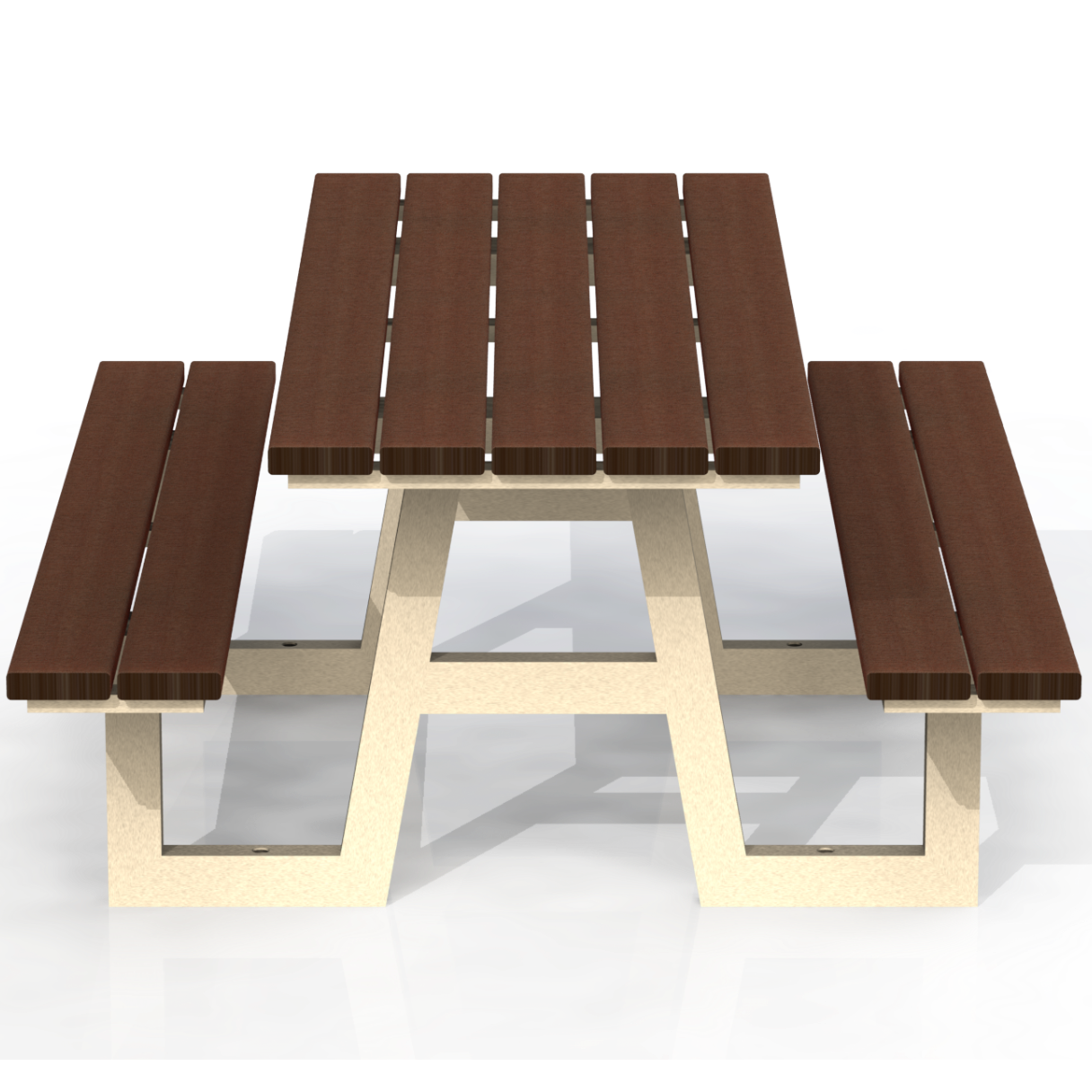PCT1P - Table pique-nique 72" plastique recyclé