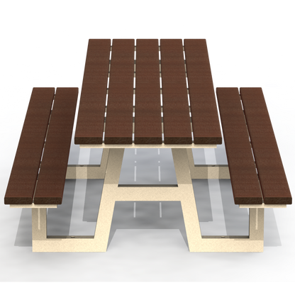 PCT3P - Table Pique-Nique 96" Plastique Recyclé