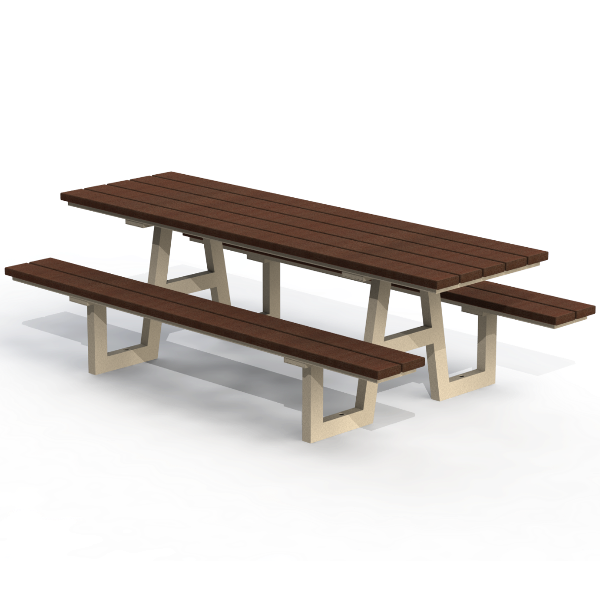 PCT3P - Table pique-nique 96" plastique recyclé