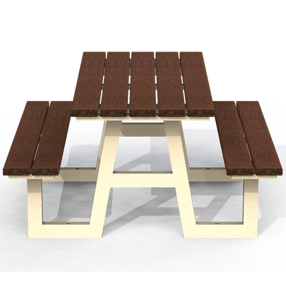 PCT4P - Table Pique-Nique 60" Plastique Recyclé