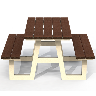 PCT4P - Table pique-nique 60" plastique recyclé