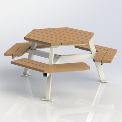 Montcalm - Table hexagonale